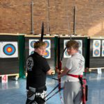 Arjen Hasselmann und Zedric Gerke bei den Kreismeisterschaften im Bogensport 2025